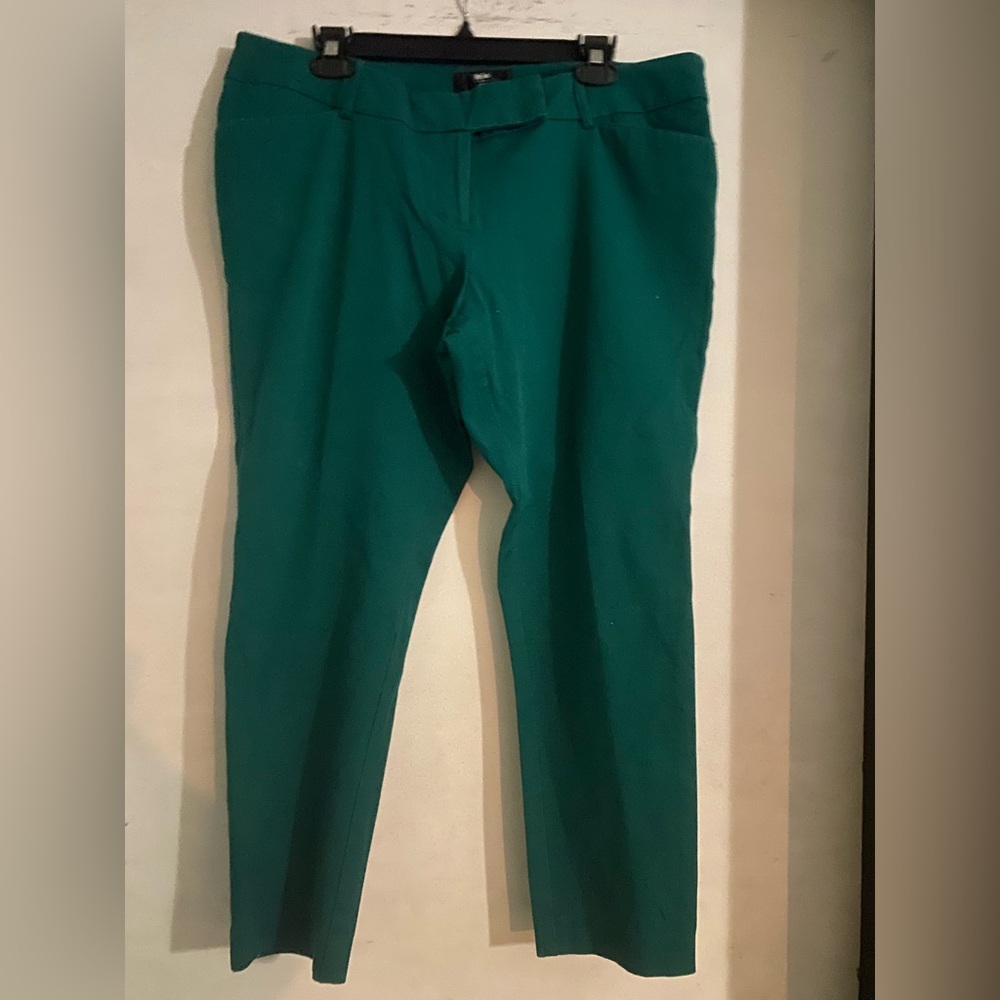Mossimo Stretch Extensible Women’s Green Pants S 16